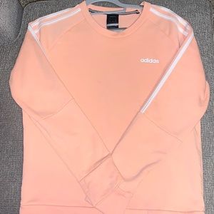 Adidas coral crewneck